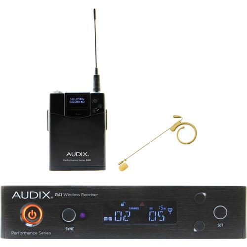 Audix AP41 Performance Series Single-Channel Bodypack Wireless System with HT7 Single-Ear Condenser Microphone