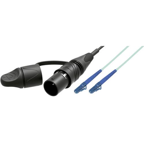 Camplex 2-Ch opticalCON DUO LITE to 2 LC Multi-Mode Fiber Tactical Patch Cable