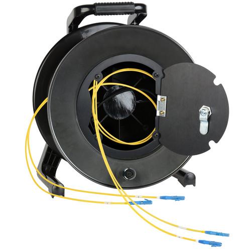 Camplex Duplex LC Single-Mode Fiber Optic Tactical Snake Reel