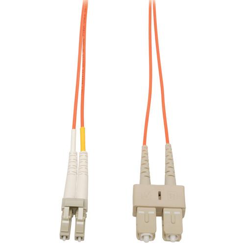 Camplex Duplex LC to Duplex SC Multimode Fiber Optic Patch Cable