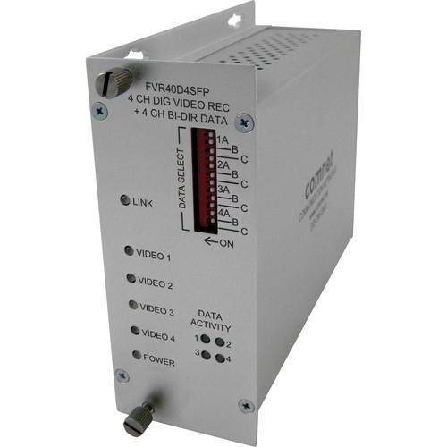 COMNET 4-Channel Video 4-Channel Bi-Directional Data Receiver