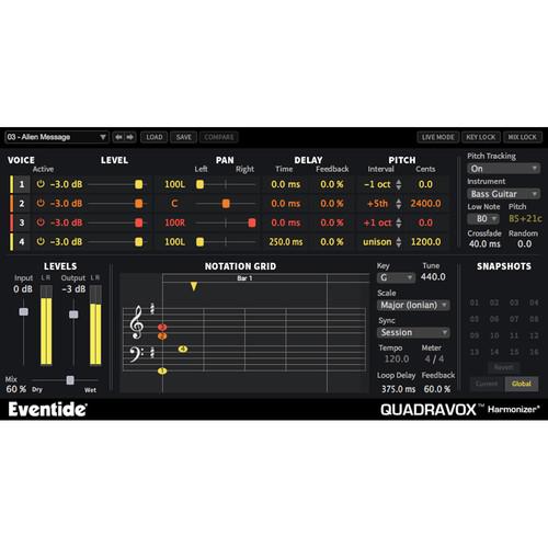 Eventide Quadravox Harmonizer Plug-In