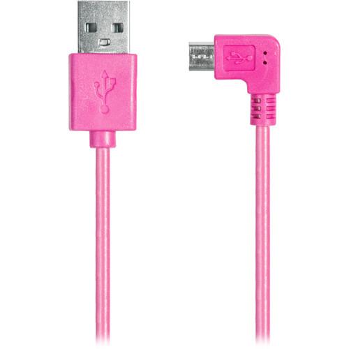 iEssentials USB Type-A Male to Right-Angle Micro-USB Male Cable