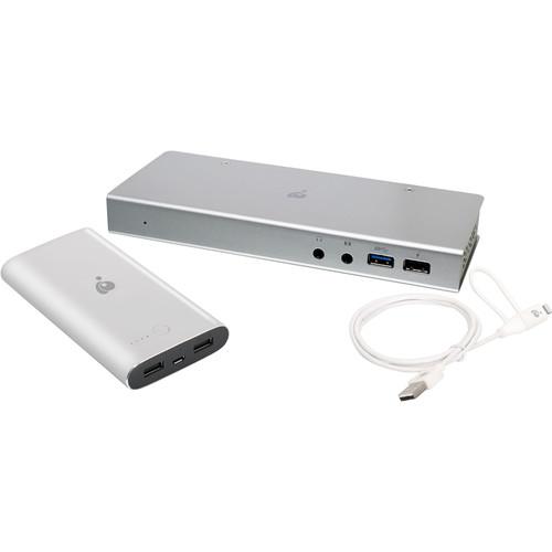 IOGEAR Thunderbolt 2 Docking Station Kit with GearPower DuoLinq Mobile Power Station