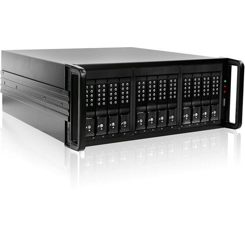 iStarUSA 4 RU 12-Bay 3.5" SATA 6.0 Gb s eSATA JBOD Trayless Chassis with 500W Power Supply