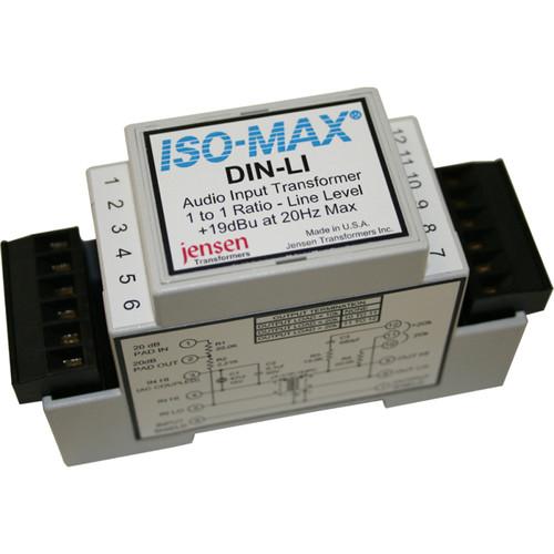 Jensen Transformers Iso-Max DIN-LI - Single-Channel Line-Input Isolator