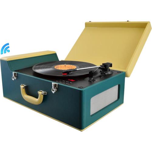 Pyle Pro PVTT15UBT Vintage Belt-Drive Turntable with Bluetooth and USB