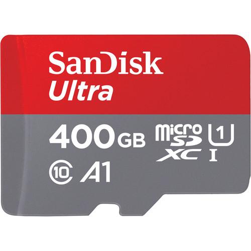 SanDisk 400GB Ultra UHS-I microSDXC Memory Card with SD Adapter
