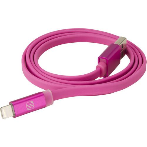 Scosche FlatOut Lightning to USB Charge and Sync Cable with LED Indicator