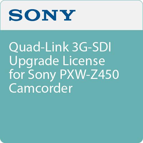 Sony Quad-Link 3G-SDI Upgrade License for Sony PXW-Z450 Camcorder