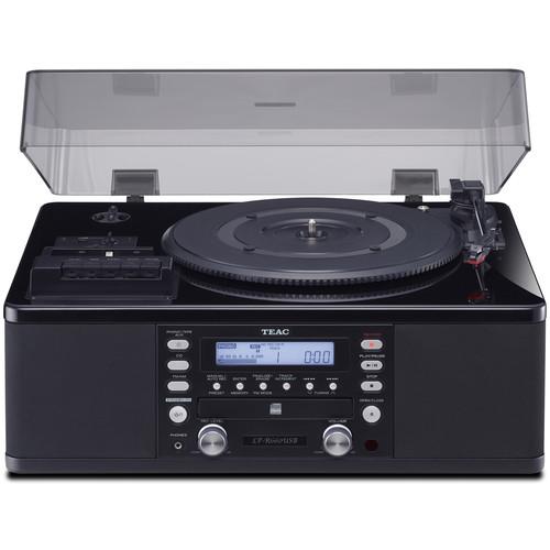Teac LP-R660USB-PB Turntable with CD Recorder, Cassette Deck, & AM FM Tuner
