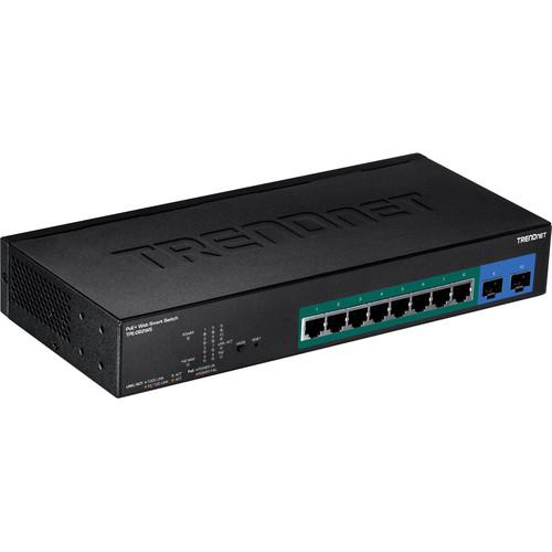 TRENDnet TPE-082WS 10-Port Gigabit PoE Managed Switch