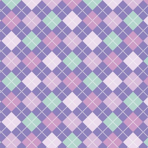 Westcott Diamond Plaid Art Canvas Backdrop with Hook-and-Loop Attachment