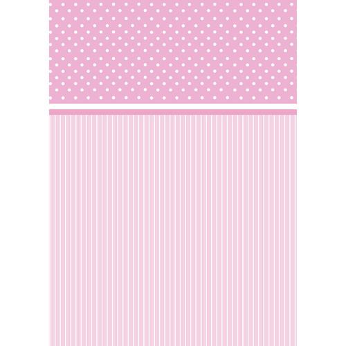 Westcott Dots-and-Stripes Pattern Matte Vinyl Backdrop with Grommets