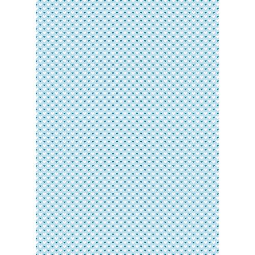 Westcott Hearts Pattern Matte Vinyl Backdrop with Grommets