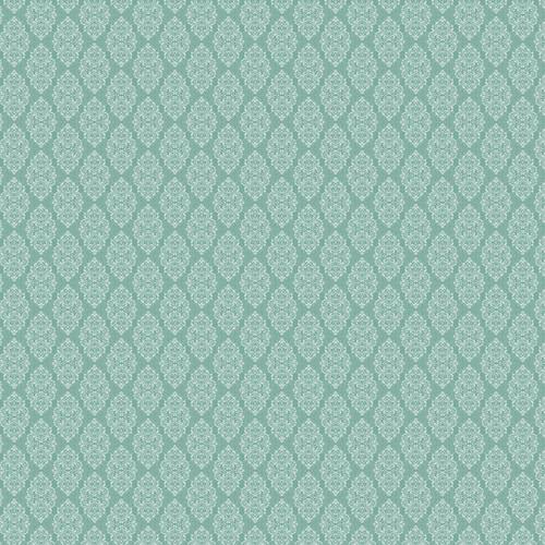 Westcott Modern Damask Art Canvas Backdrop with Hook-and-Loop Attachment