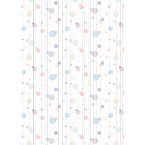 Westcott Party Dots Matte Vinyl Backdrop with Grommets