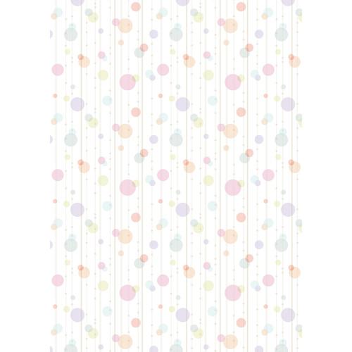 Westcott Party Dots Matte Vinyl Backdrop with Grommets
