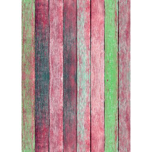 Westcott Rustic Wood Art Canvas Backdrop with Grommets