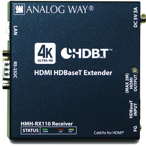 Analog Way HDMI HDBaseT 4K Extender Receiver with HDCP 2.2