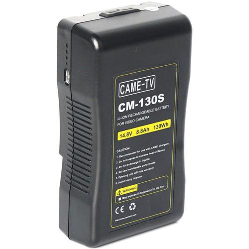 CAME-TV 130Wh Battery V-Mount for Video Cameras & Lights