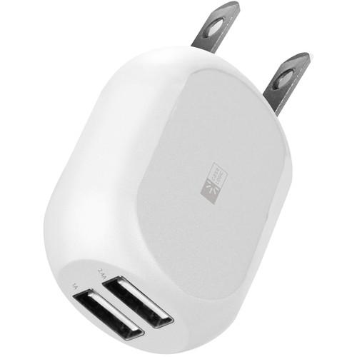 Case Logic 2.1A Dual USB Wall Charger with Lightning Cable