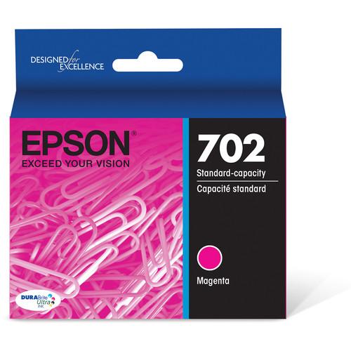 Epson 702 Magenta DURABrite Ultra Standard-Capacity Ink Cartridge with Sensormatic