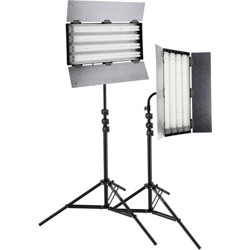 Impact Ready Cool Fluorescent 2-Light Kit with Stands