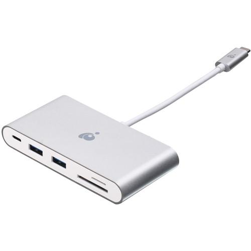 IOGEAR GUH3C84PD USB Type-C to SD microSD, USB Type-A Adapter