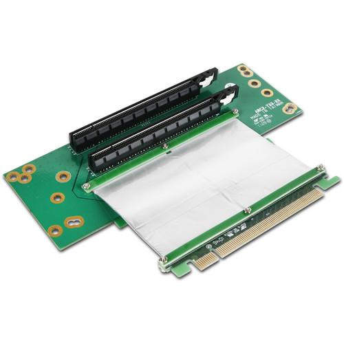 iStarUSA 2RU Two PCIe x16 Card with 2.75" Ribbon Cable
