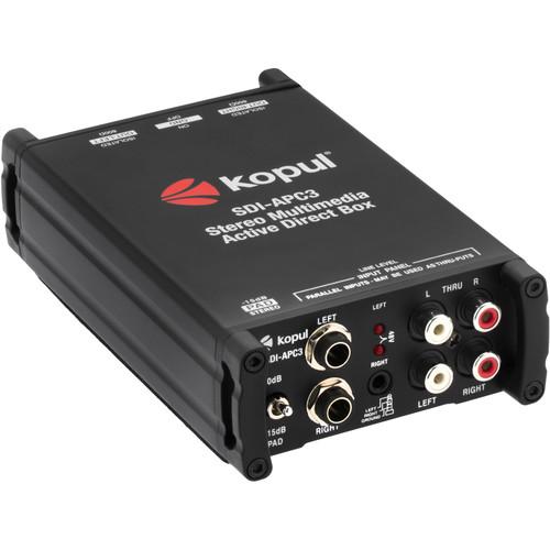 Kopul SDI-APC3 Stereo Multimedia Active Direct Box