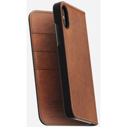 Nomad Leather Folio Case for iPhone X