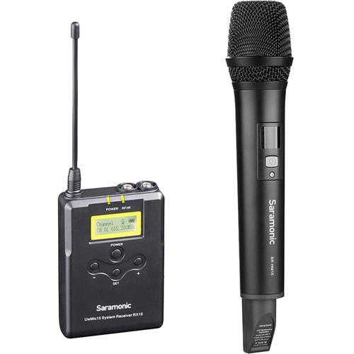 Saramonic UwMic15A Camera-Mount Wireless Handheld Microphone System