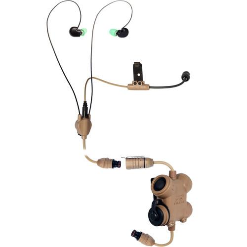 Silynx Communications Clarus Kit, Clarus Control Box, In-Ear Headset with In-Ear Mic, Micro Boom Mic