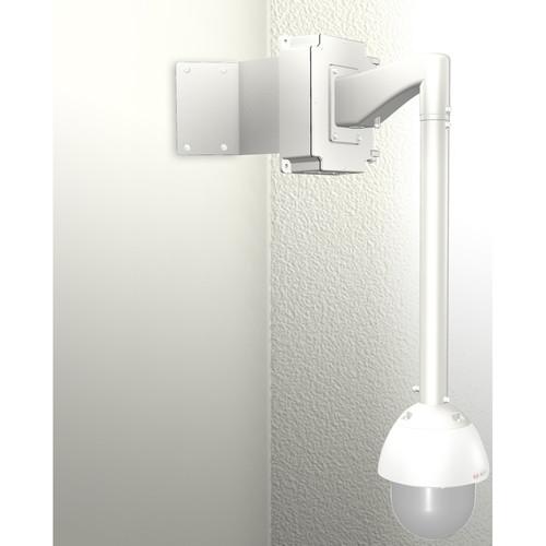 ACTi SMAX-0170 Corner Mount with Junction Box, Heavy Duty Wall Mount, & Extension Tube for Select Outdoor PTZ Speed Dome Cameras