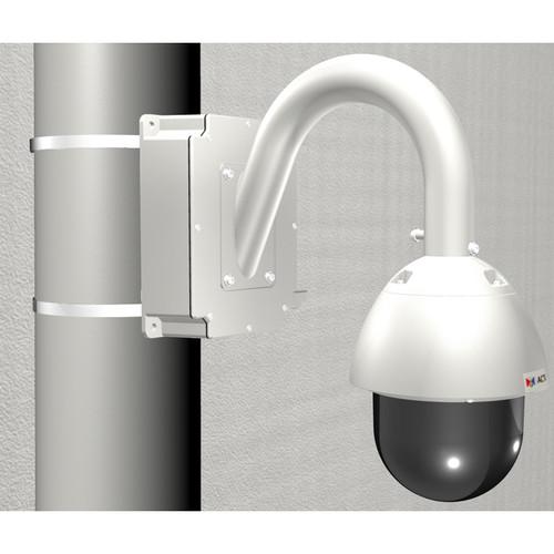 ACTi SMAX-0208 Pole Mount with Junction Box & Gooseneck for Select Outdoor PTZ Speed Dome Cameras