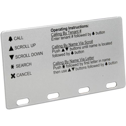 Aiphone Operation Plate for GH Intercom Series