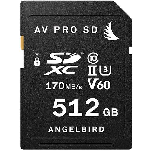 Angelbird 512GB AV Pro UHS-II SDXC Memory Card