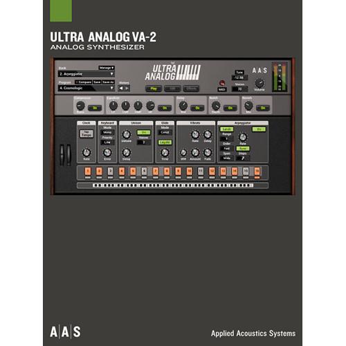 Applied Acoustics Systems Ultra Analog VA-2 Packs Virtual Synthesizer Plug-In and Sound Banks Bundle