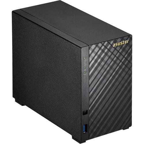 Asustor Celeron 2 Bay Nas Dual-Core Gbe X 2, USB 3.1 Aes-Ni Hardware Encryption Enclosure
