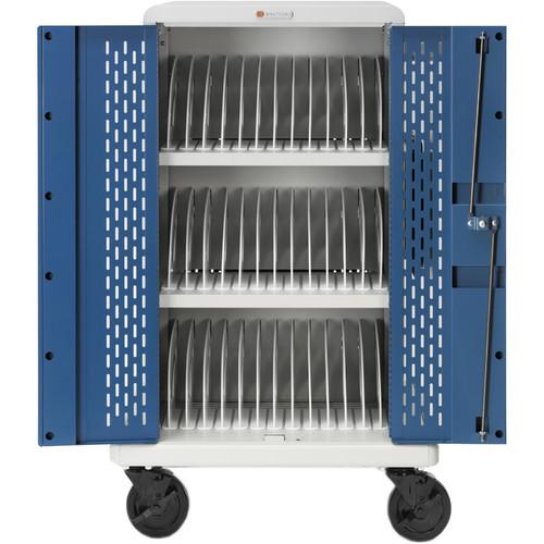 Bretford Core MS Store & Charge Cart with Rollers for 36 Chromebook Devices