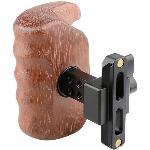 CAMVATE Quick Release Right Hand Wood Handle Grip for Select DV and DSLR Camera Cages