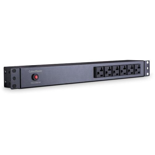 CyberPower PDU 16A 100-125V 50 60Hz Nema 5-20P Plug,14-Out 5-20R, Rackmount 1U,15