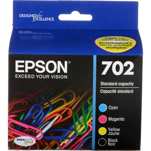 Epson 702 DURABrite Ultra Standard-Capacity Ink Cartridge Multi Pack
