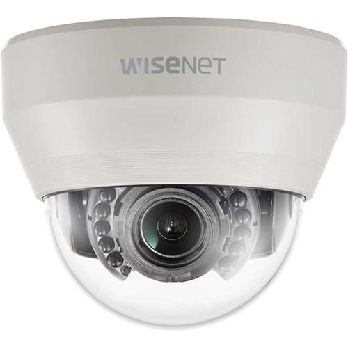 Hanwha Techwin WiseNet HD 2MP Analog HD Outdoor Dome Camera with Night Vision & Manual Varifocal