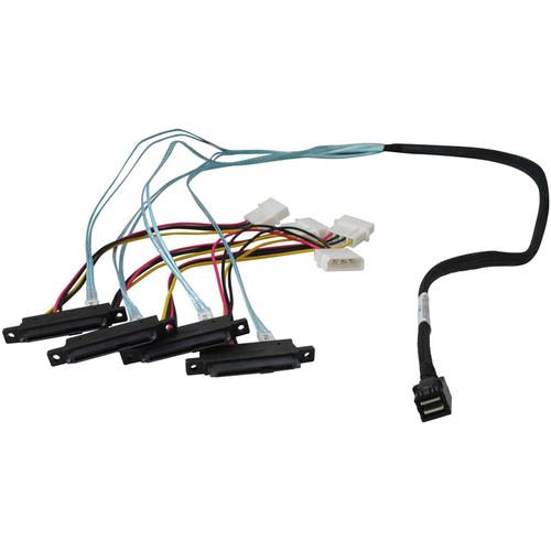 HighPoint SFF-8643 Port to Controller Cable for 4 x SFF-8482 Ports to 4 x SAS Drives