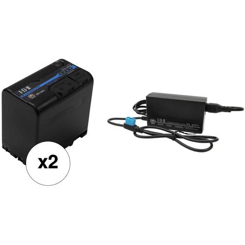 IDX System Technology 2 x 48Wh 14.4V Li-Ion Battery Kit with D-Tap Advanced Battery Charger