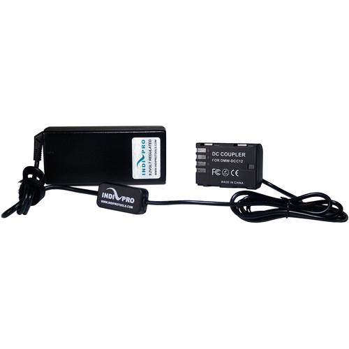 IndiPRO Tools AC Power Supply with Dummy Battery for Panasonic GH5 Camera