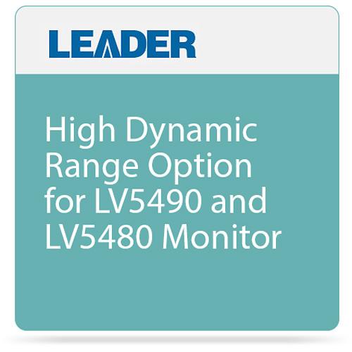 Leader High Dynamic Range Option for LV5490 and LV5480 Monitor