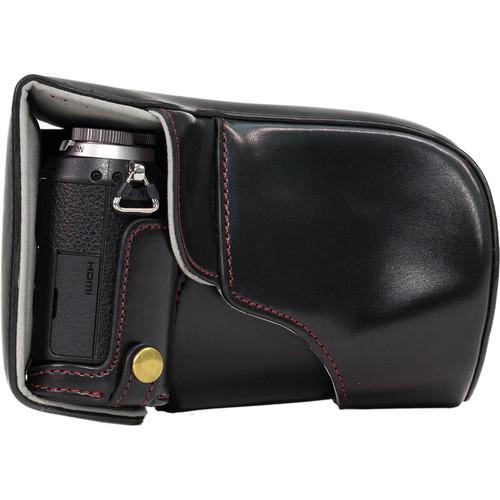 MegaGear MG996 Ever Ready Leather Case with Bottom Opening for LUMIX GX85